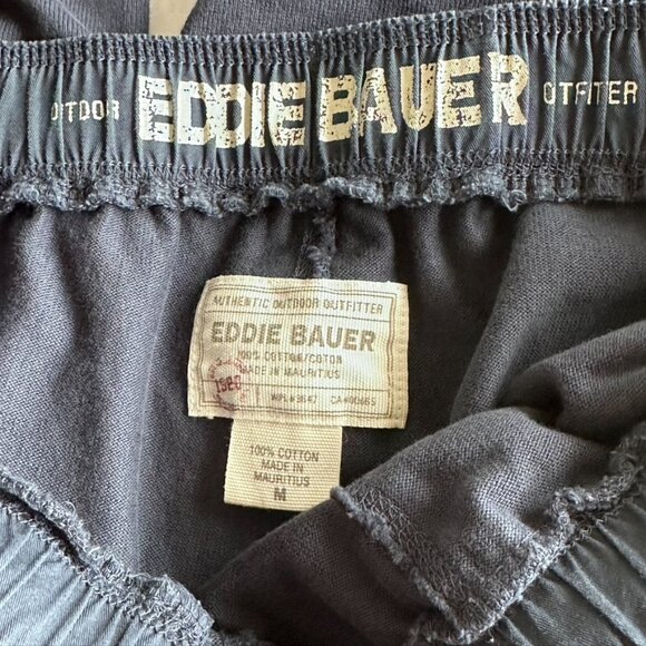 EDDIE BAUER OUTDOOR OUTFITTER NAVY BLUE SWEATPANTS LOUNGE WORKOUT JOGGER MEN M - Picture 9 of 10